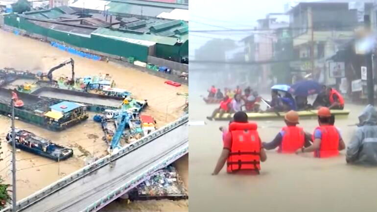 Typhoon wreaks havoc in Manila as Taiwan braces for impact