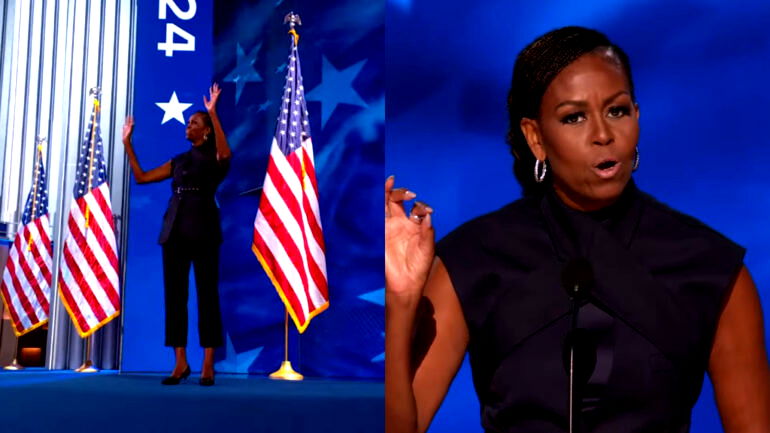 Michelle Obama’s DNC look by Korean American designer shakes up the internet