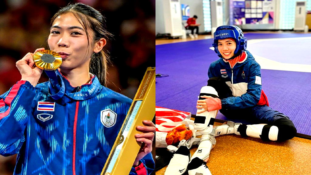 Taekwondo star becomes Thailand’s first two-time Olympic gold medalist