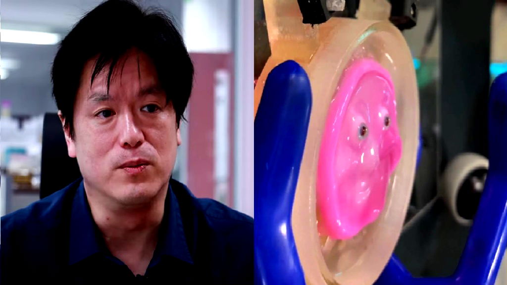 Japanese scientists bring robots to life with living skin