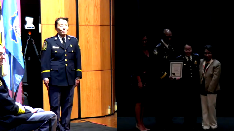 Baltimore County PD promotes its first Asian American woman lieutenant