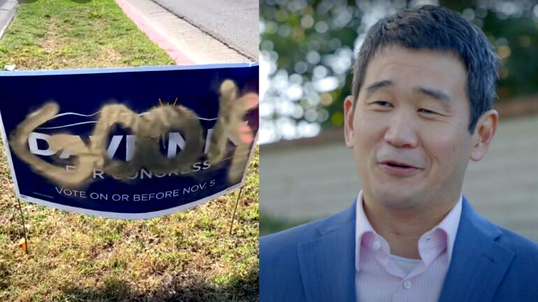 CA state senator suggests MAGA behind racial slurs on his campaign signs