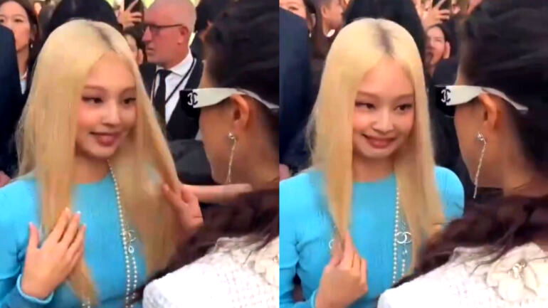 Jennie fans accuse Margaret Qualley of racism for touching idol’s hair