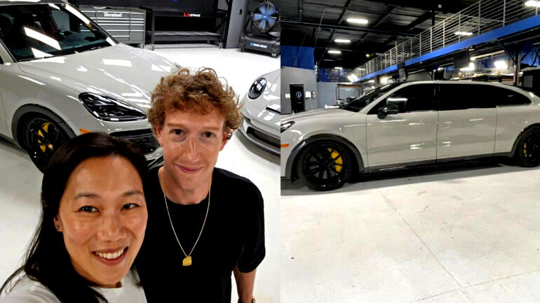 Mark Zuckerberg gifts wife Priscilla Chan with a custom Porsche minivan