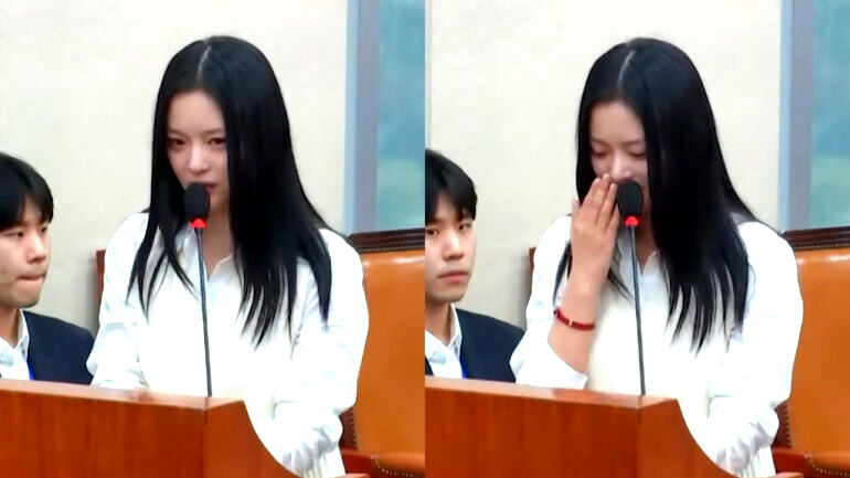 NewJeans’ Hanni gives emotional testimony at Korean parliament on workplace bullying