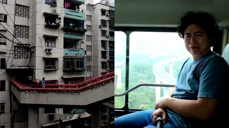 Watch: Man shares crazy ‘cyberpunk’ commute to work in Chongqing, China