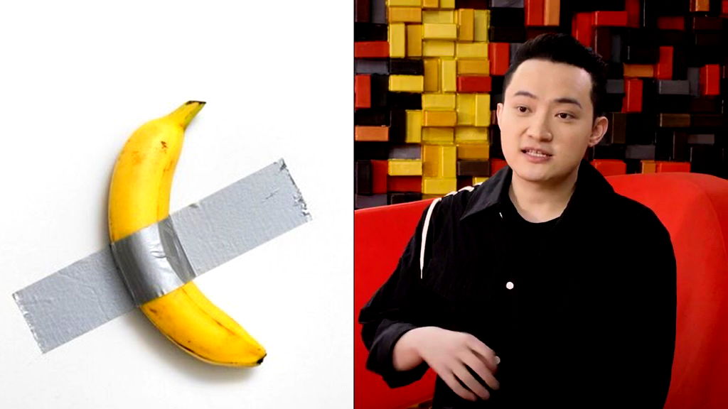 Crypto entrepreneur buys $6 million duct-taped banana — and plans to either eat it or send it to space