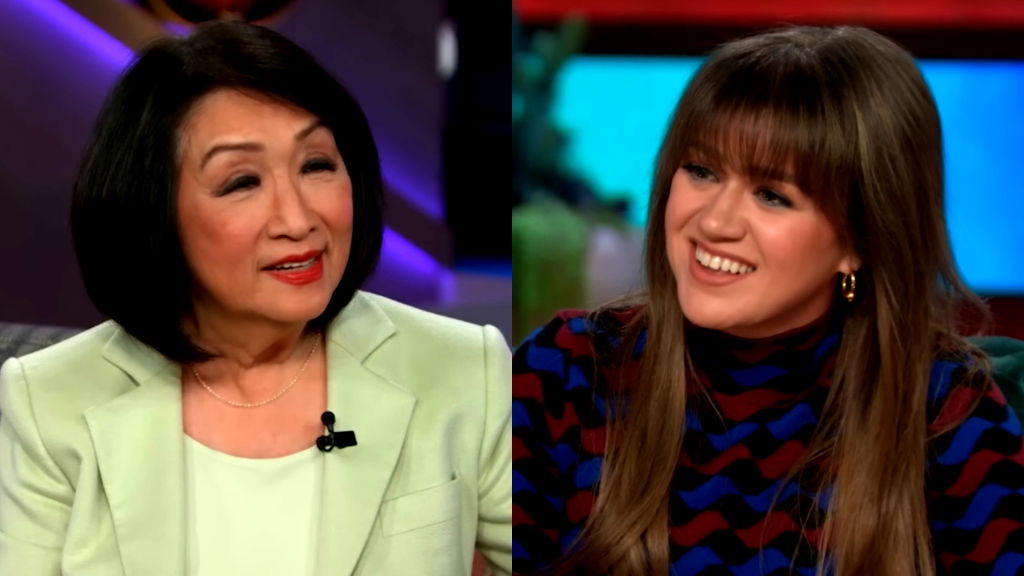 Watch: Kelly Clarkson surprises Connie Chung with namesakes