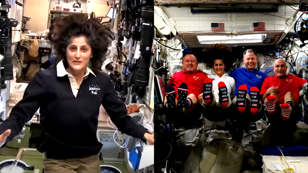 Astronaut Sunita Williams cast her vote from space