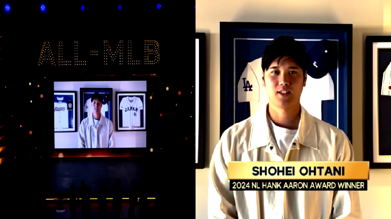 Shohei Ohtani adds to GOAT argument with 2nd Hank Aaron award