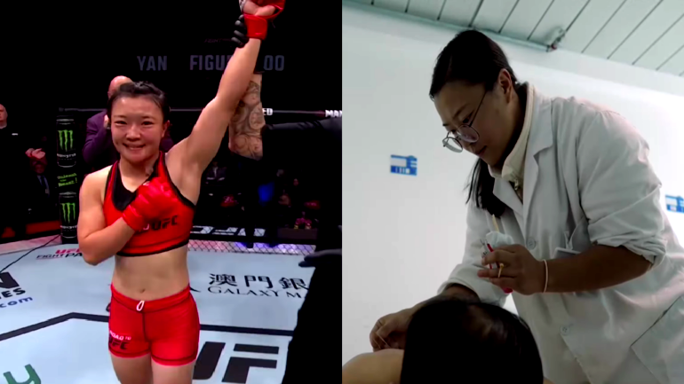 Rising UFC star who is also a full-time doctor says parents unaware of her MMA career