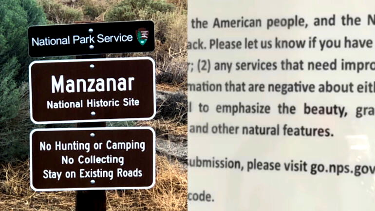 Visitors to WWII Japanese American incarceration sites urged to report ‘negative’ US history narratives