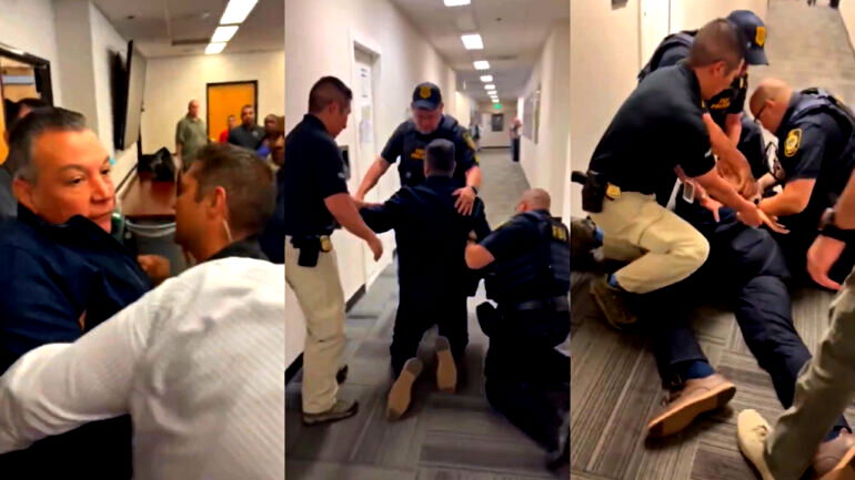 Asian American officials blast Senator Padilla’s forced removal from DHS briefing