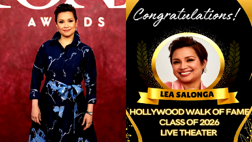 Lea Salonga set to be 1st Filipina to receive Hollywood Walk of Fame star