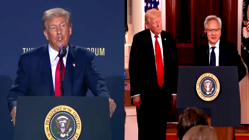 Trump reveals he wanted to break up Nvidia before learning about Jensen Huang