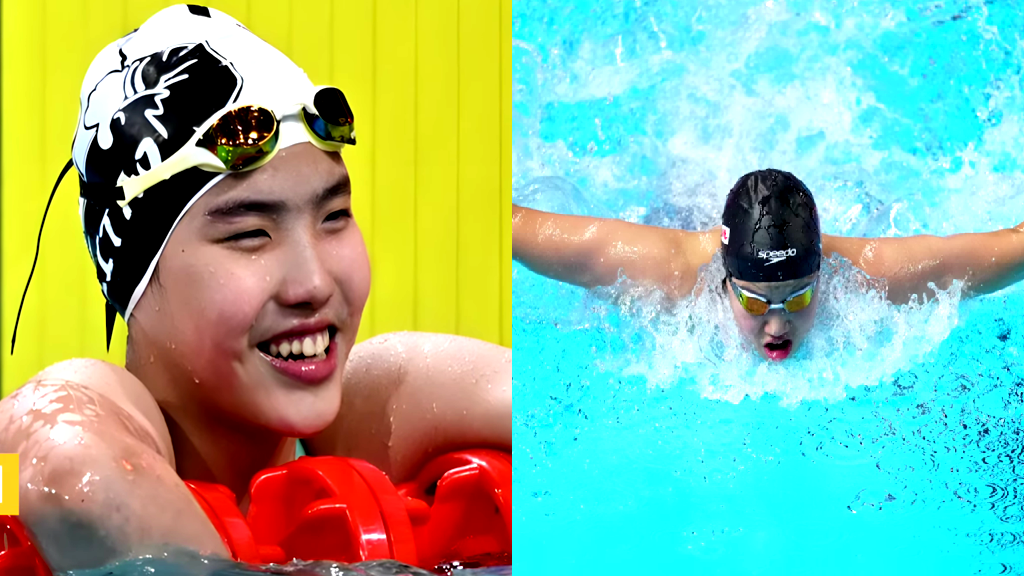 12-year-old Chinese swimming prodigy impresses in global debut