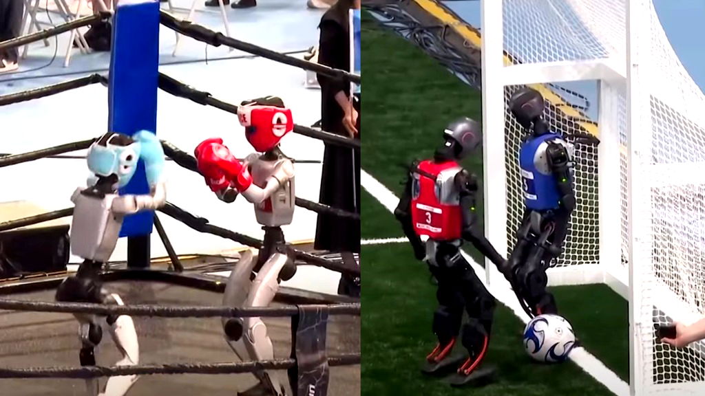 Robots dance and spar as Beijing hosts 1st World Humanoid Robot Games