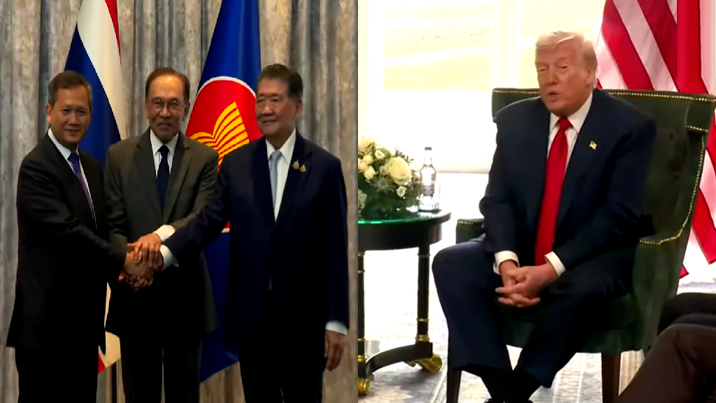Trump credited by Cambodian official with brokering ceasefire with Thailand