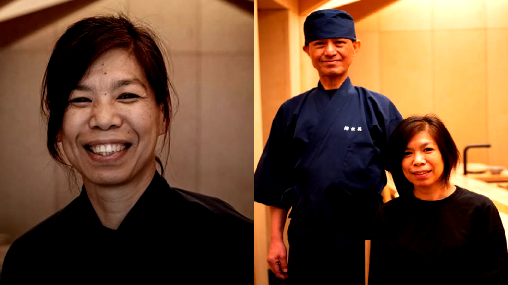 First female sushi chef to win Michelin star keeps promise to late husband