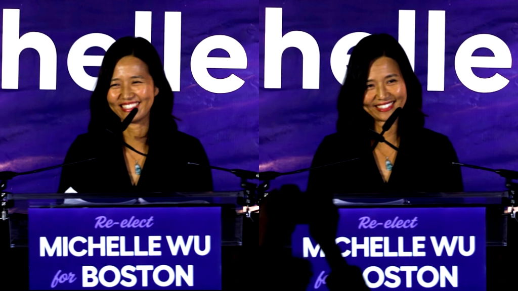 Boston’s Wu cruises to November election