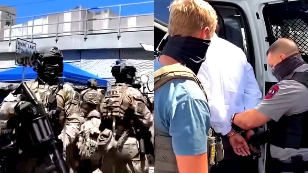 California bans masked ICE agents
