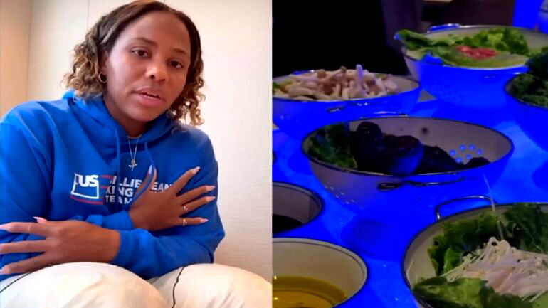 American tennis star apologizes after backlash over Chinese food comments