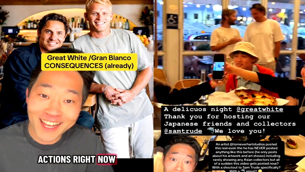 Great White accused of reaching out to Asian influencers after racism allegations