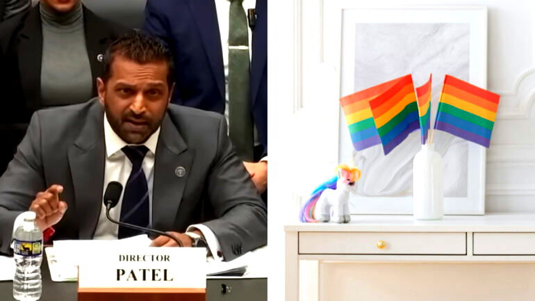 Kash Patel fired longtime FBI employee over Pride flag display