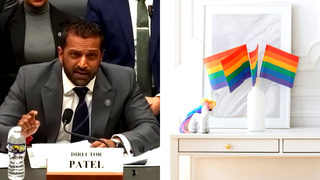 Kash Patel fired longtime FBI employee over Pride flag display