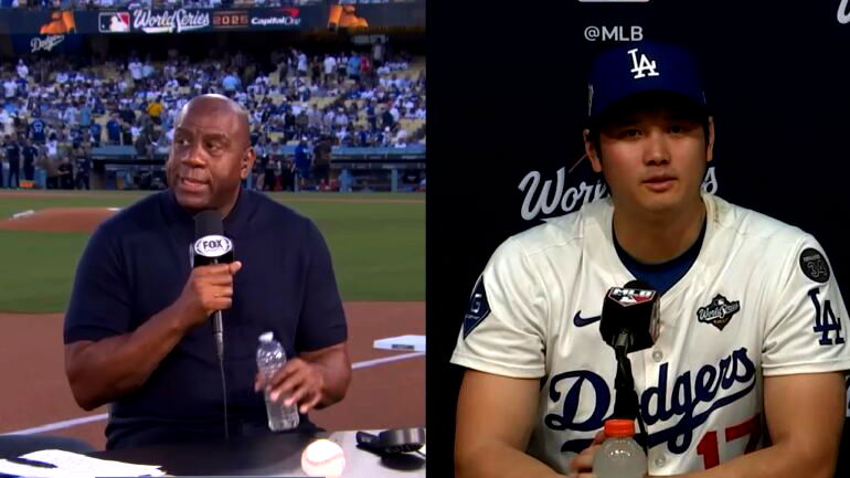Magic Johnson says Shohei Ohtani is baseball’s Kobe Bryant